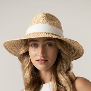 NWT Leoni Raffia Straw Sun Hat